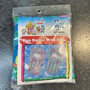 Seaside Kids Fun Surfer With Rope Float‎ For Children Inflatable VTG Vinyl 79001